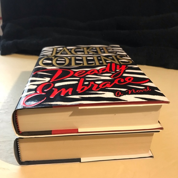 Lot/2 Jackie Collins Hardback Books “The Power Trip” “Deadly Embrace” - Picture 6 of 7